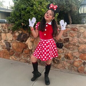 Red Polka Dot Mouse Costume for Kids